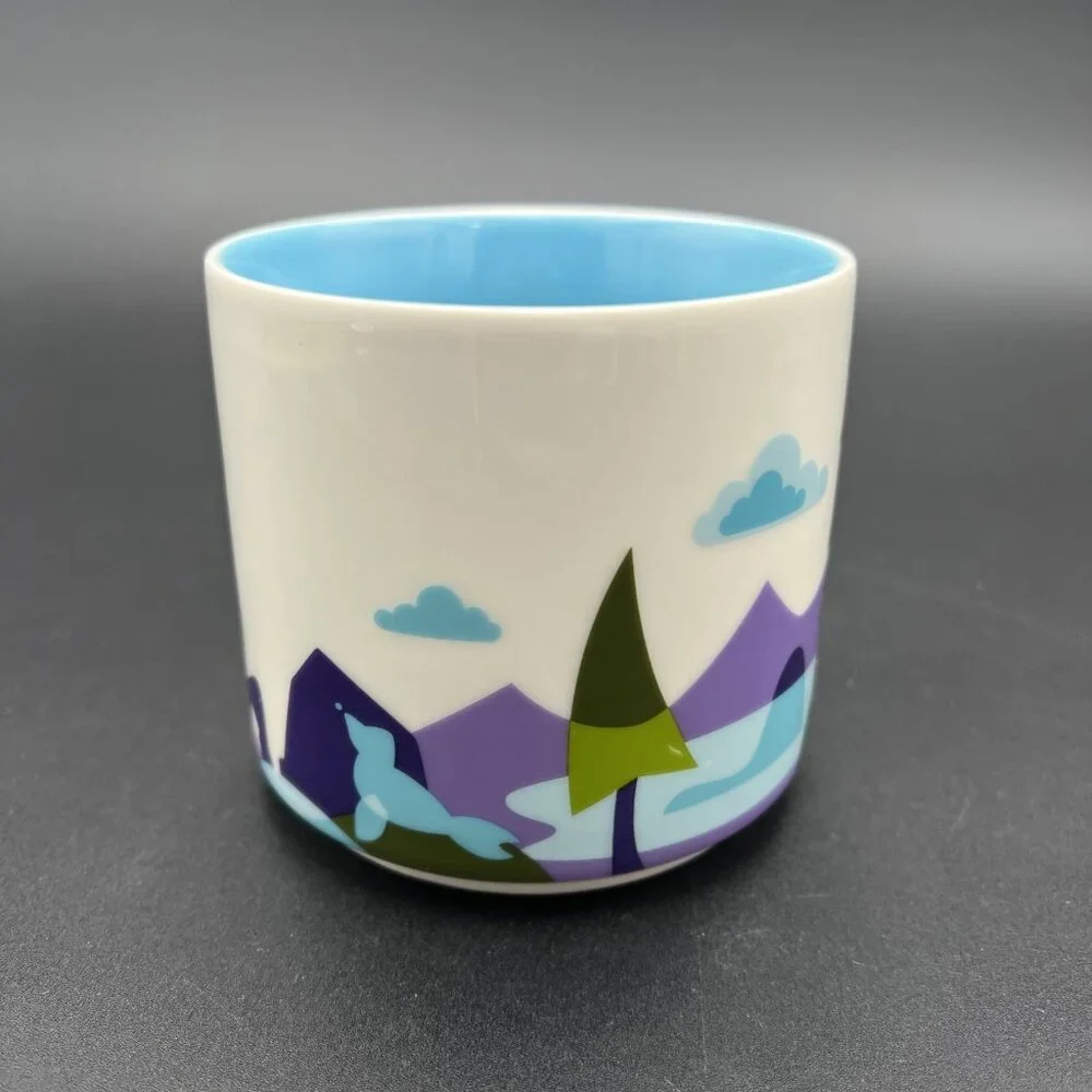 Starbucks Oregon You Are Here Coffee Mug Collector Series City 2017 14 oz - Picture 7 of 11